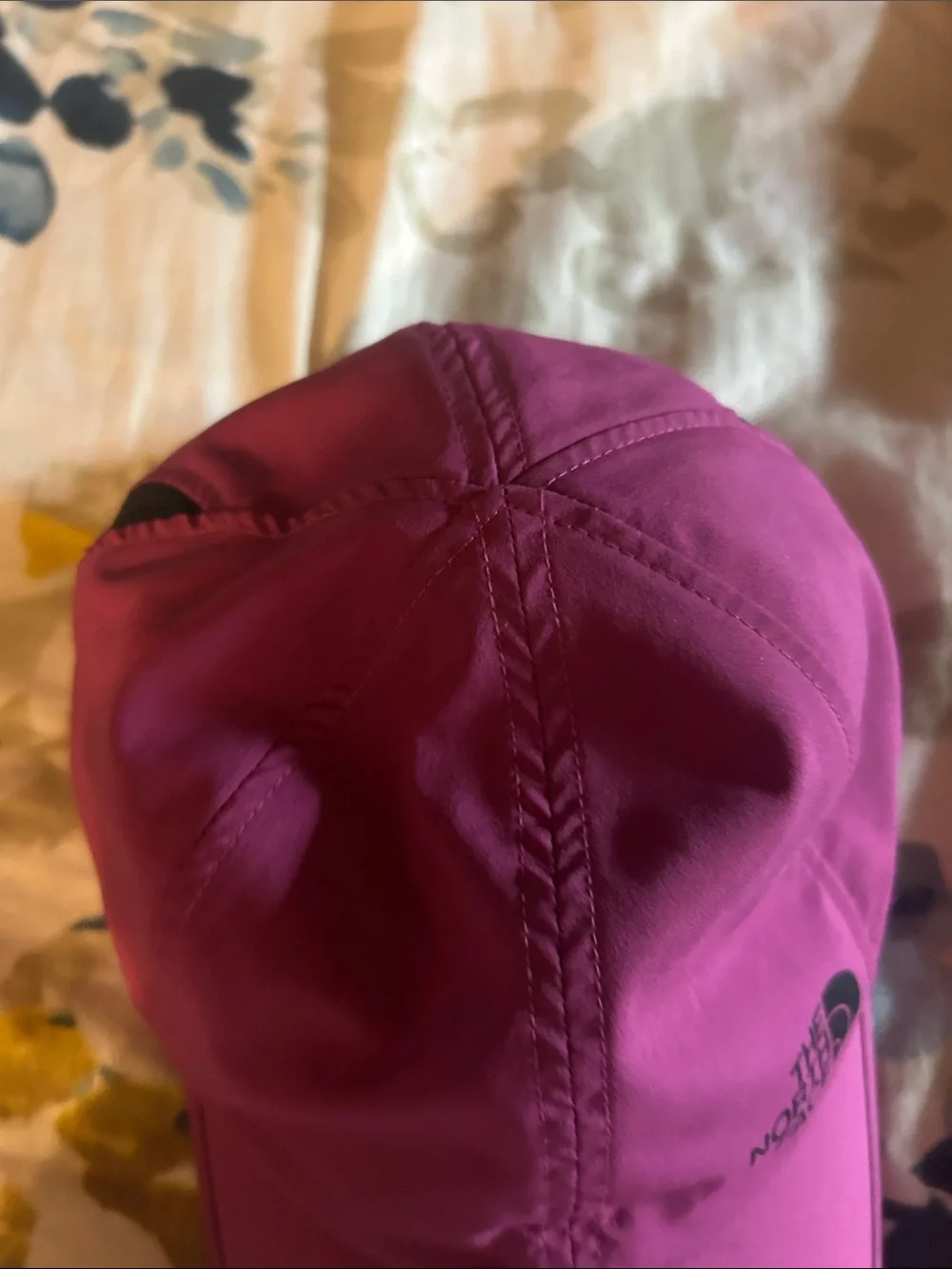 The North Face bright pink